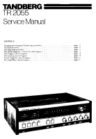 Tandberg TR-2055 - Service Manual-2 